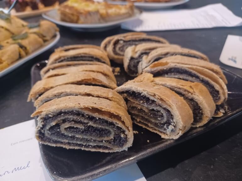 Strudel gemaakt tijdens workshop Diverse degen