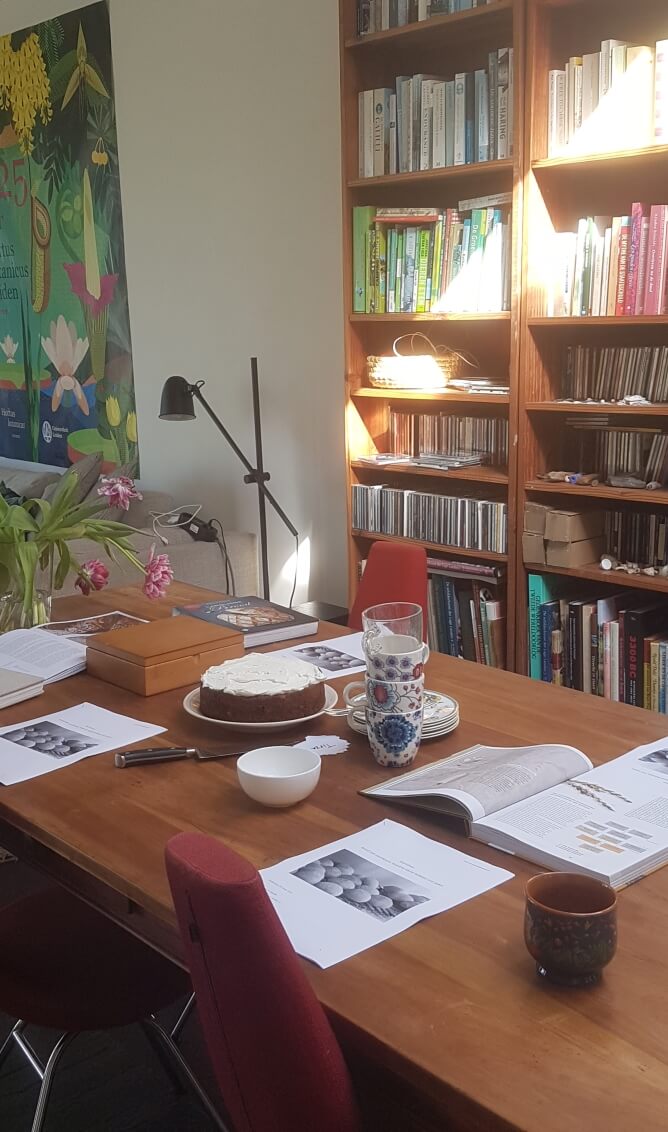Tafel voor workshop diverse degen