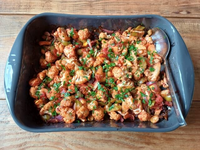 Bloemkoolcaponata Bloemkoolcaponata